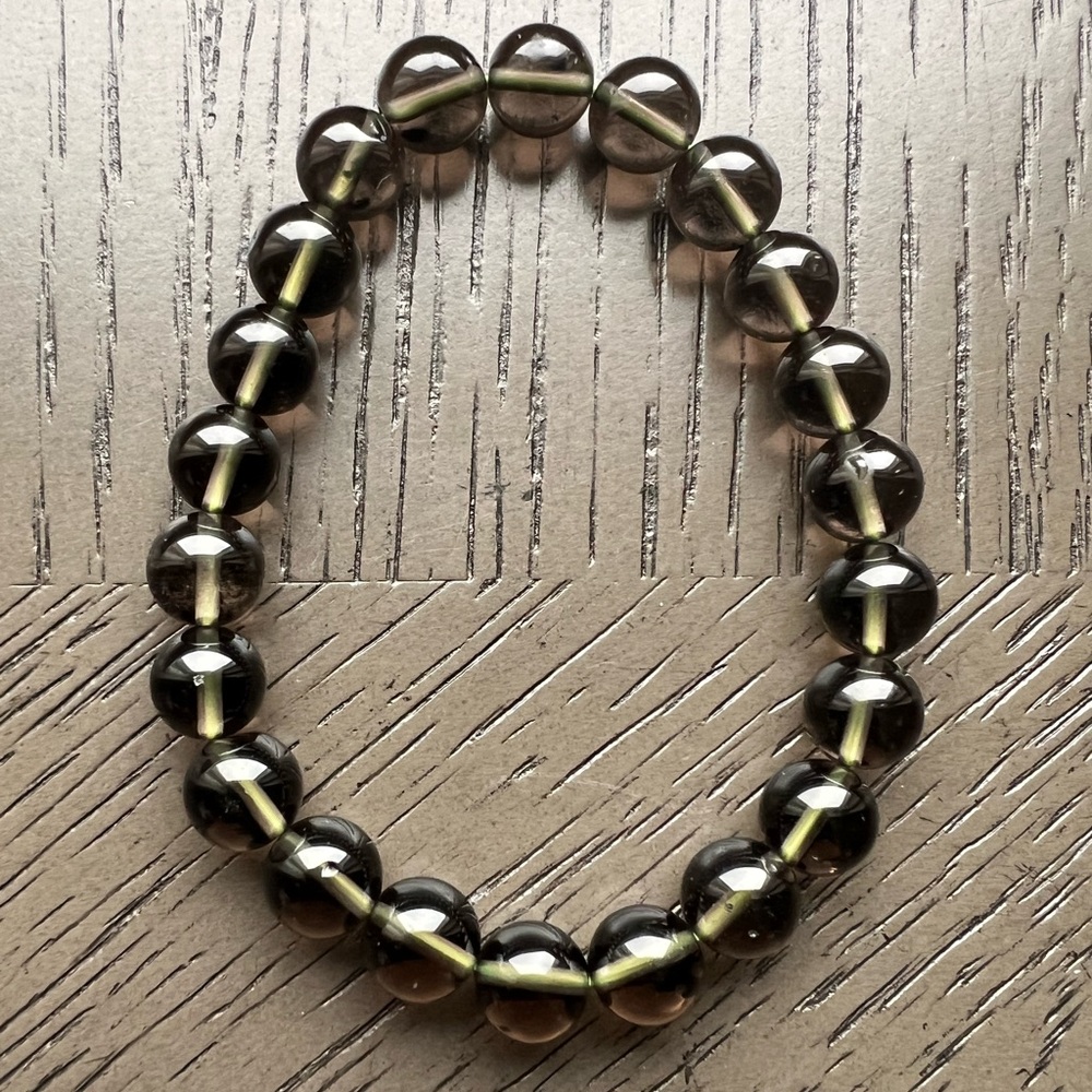Tektite- Cintamani saffordite bracelet 8mm SIZE 6.5’ - Picture 4 of 6